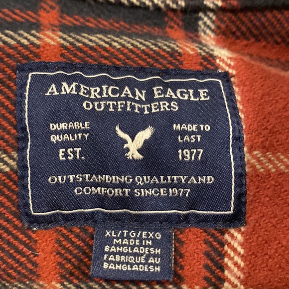 XL American Eagle flannel shirt - Picture 2 of 3